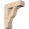 Ekena Millwork Funston Block Smooth Bracket w/ Offset Brace, Douglas Fir, 7 1/2"W x 24"D x 28"H BKT0806X24X28FST05SDF - alternate 1